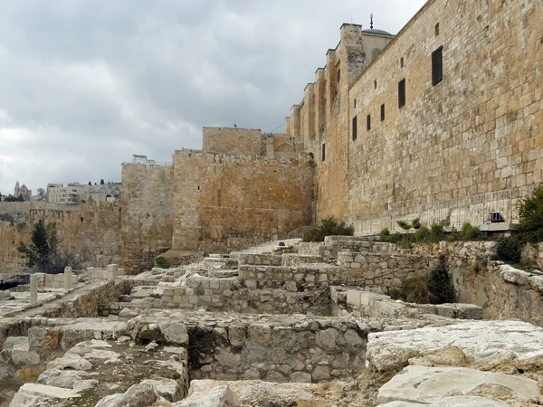 耶路撒冷： 第二个寺庙不时圣殿山 — 图库照片