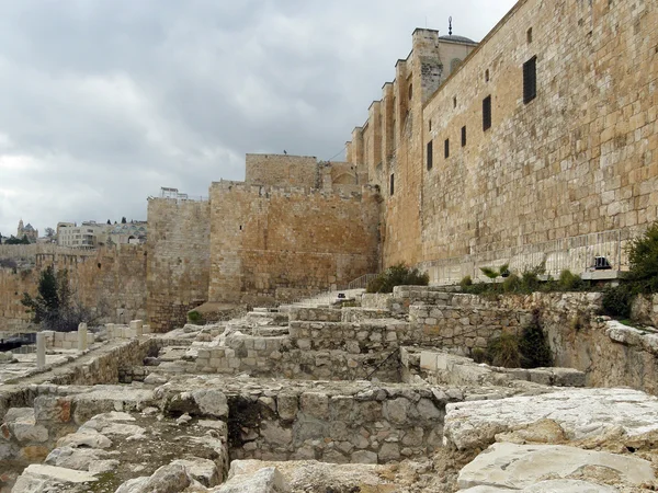 Jerusalén: El Monte del Templo desde la época del Segundo Templo —  Fotos de Stock