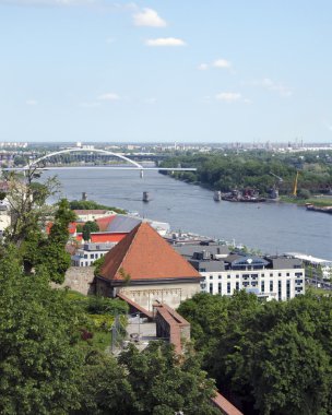 bratislava castle Tuna'nın üst görünümden