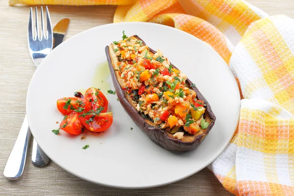 Eggplant meal — Stock Photo, Image