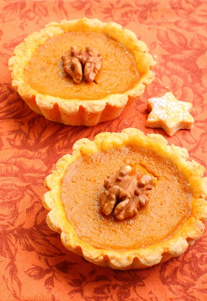 Mini pumpkin pie — Stock Photo, Image