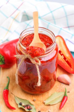 kırmızı sıcak biber Sos