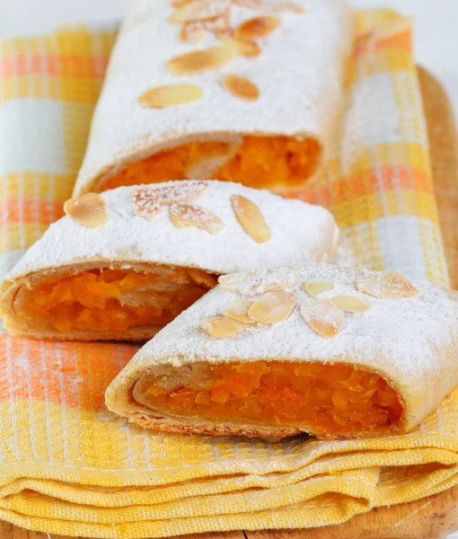 Kürbisstrudel — Stockfoto