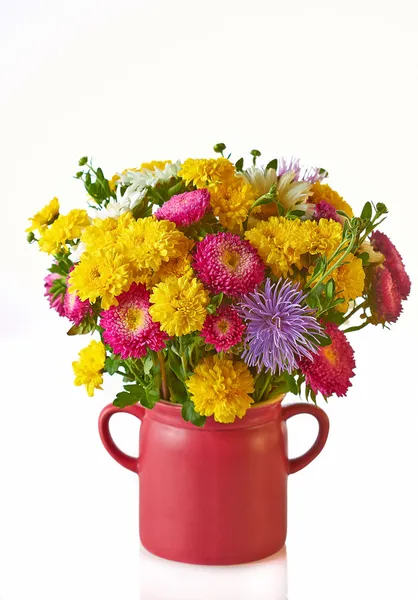 Still life with autumnal flowers — Stock Photo, Image