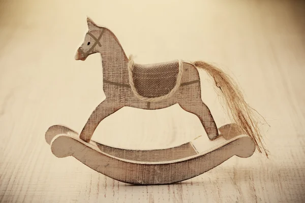 Ξύλινο παιχνίδι άλογο — Φωτογραφία Αρχείου