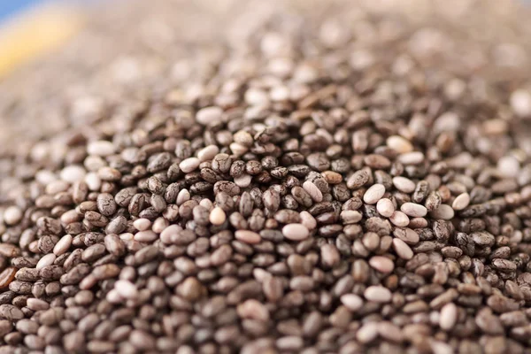 Top view of chia seeds — Stock Photo, Image