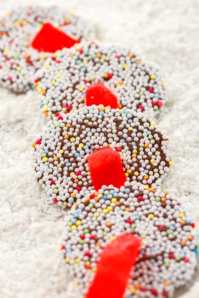 Christmas chocolate Sprinkle — Stock Photo, Image