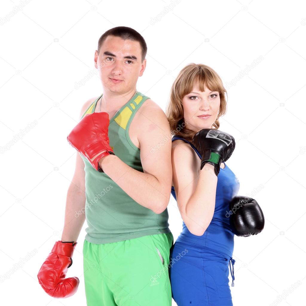 lovers are boxing