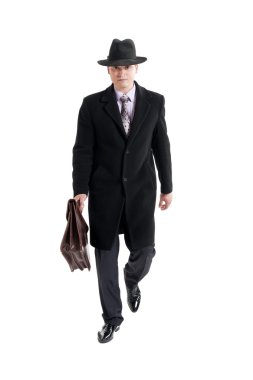 Businessman with the diplomat clipart