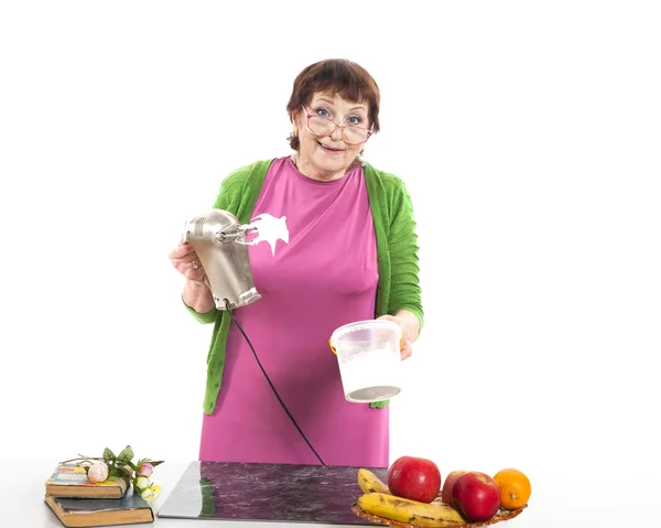 Woman cooking — Stock Photo, Image