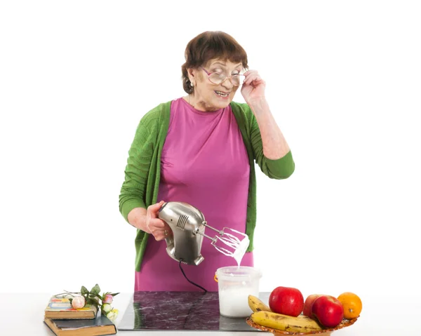 Woman cooking — Stock Photo, Image