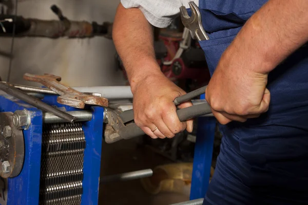 Loodgieter Werken — Stockfoto