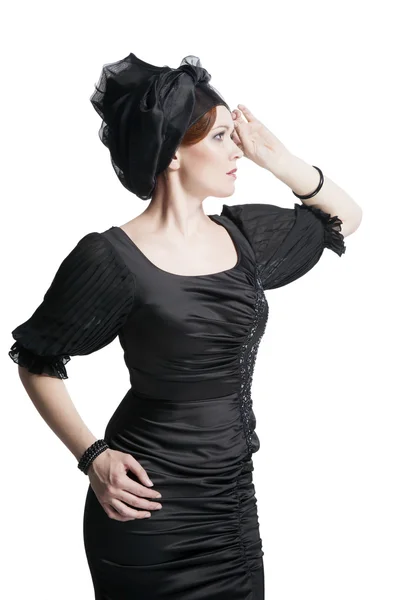 Woman wearing dress — Stock Photo, Image