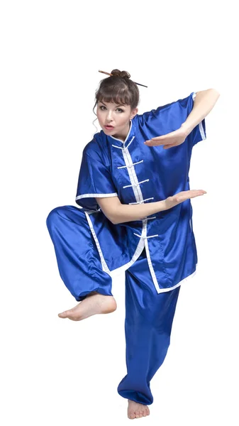 Vrouw in chinese kleding — Stockfoto