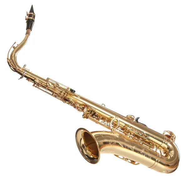 Saxophone isolated — Stock Photo, Image