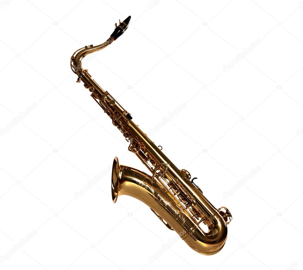 Saxophone isolated