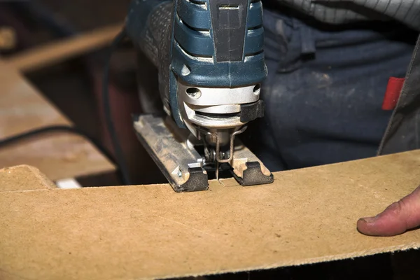 Drewniana deska do krojenia pracownika — Zdjęcie stockowe