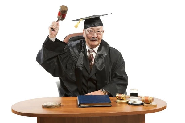 Mature judge — Stock Photo, Image