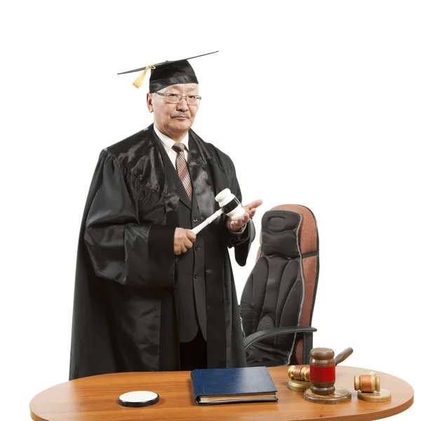 Mature judge — Stock Photo, Image