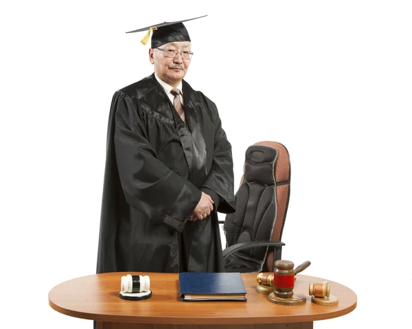 Mature judge — Stock Photo, Image