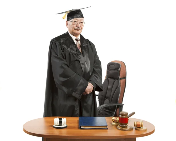 Mature judge — Stock Photo, Image