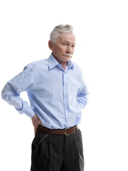Serious elderly man — Stock Photo, Image