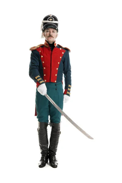 Guardsman with saber — Stock Photo, Image