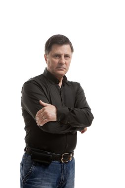 erkek kot pantolon ve gömlek