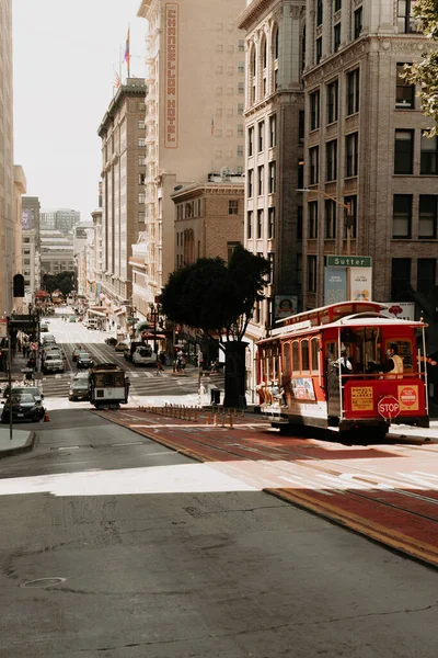San Francisco California United States June 2022 Famous Cable Car — Foto de Stock