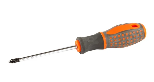Orange screwdriver — Stock Photo, Image