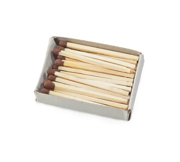 Open box of matches — Stock Photo, Image