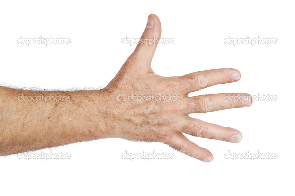 Man hand sign