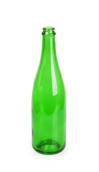 Primer plano de una botella de champán verde —  Fotos de Stock