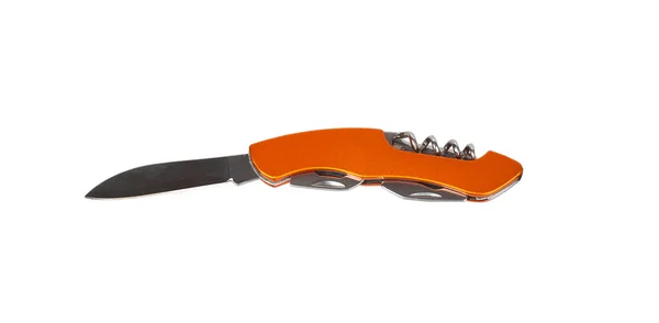 Orangefarbenes Taschenmesser — Stockfoto