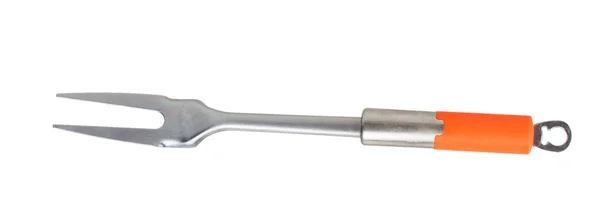 barbekü çatalı turuncu kulplu