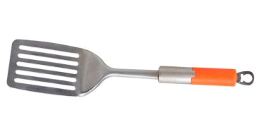 Turuncu kulplu metal spatula