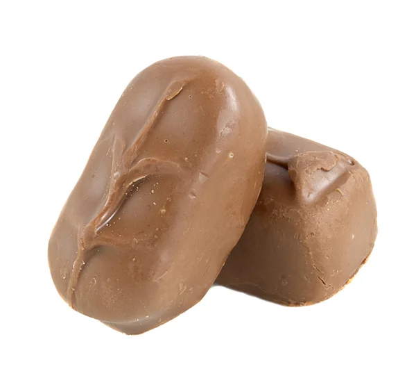 Twee chocolade snoepjes — Stockfoto