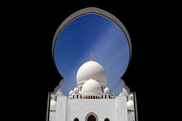 Abu-Dhabi. Mezquita Sheikh Zayed — Foto de Stock