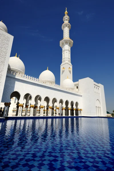 Abu Dhabi. Moschea Sheikh Zayed — Foto Stock