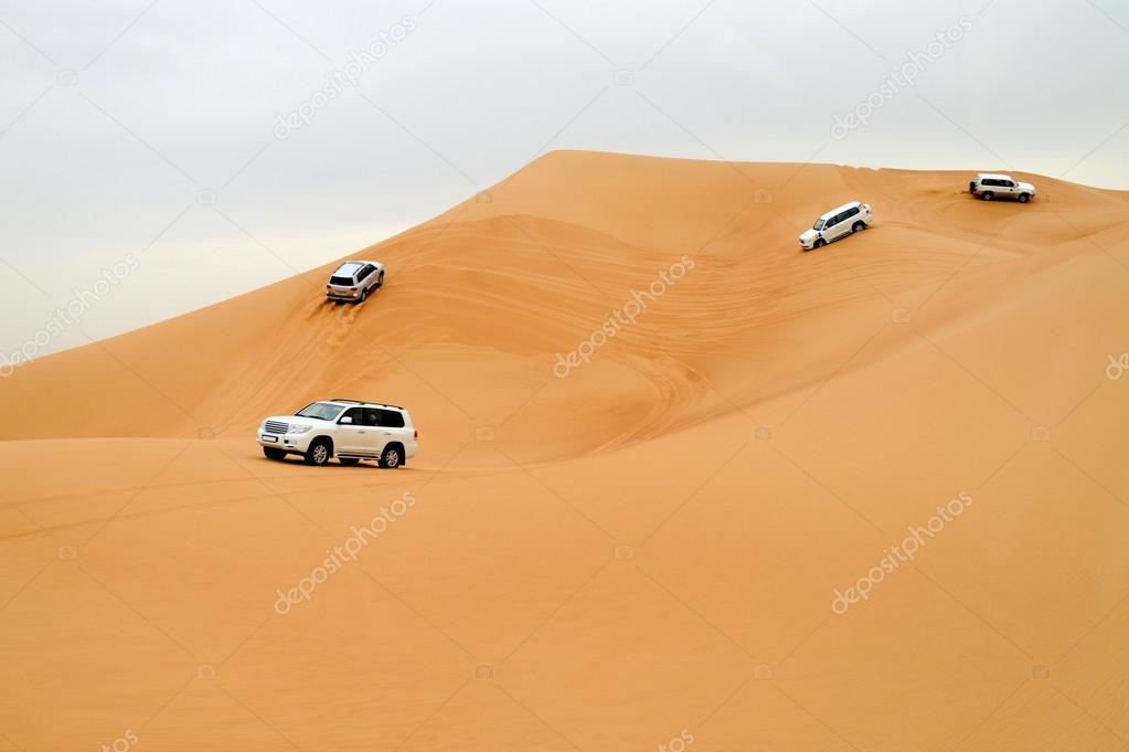 Dubai. Desert driving