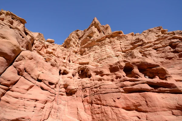 Gekleurde canyon in de Egypte — Stockfoto