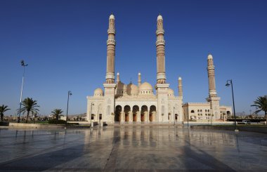 Yemen. Sanaa. Sarı Camii