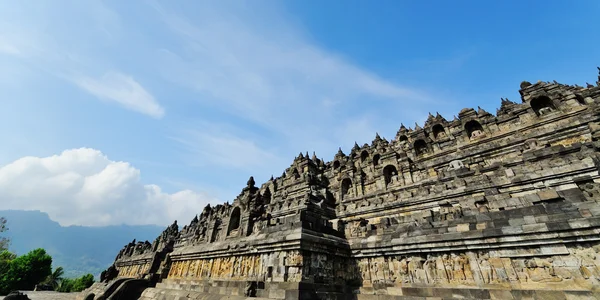 Templo de Borobudur, ilha de Java, Indonésia — Fotografia de Stock