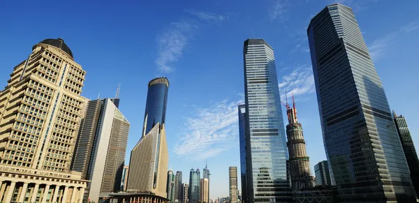 Shanghai världens finansiella centrum — Stockfoto