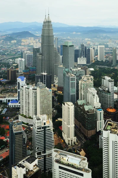 Aerial view of Kuala Lumpur Stock Image