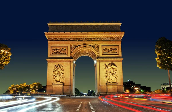 Arc de triomphe, paris Fransa — Stok fotoğraf