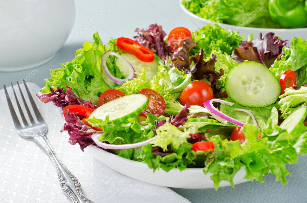 Mixed Salad — Stock Photo © fudio 23796107