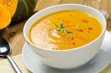 Squash Soup with Rosemary and Paprika clipart