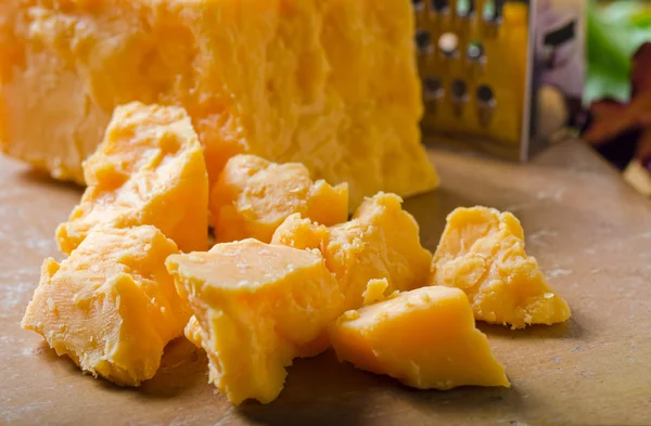 Queijo Cheddar — Fotografia de Stock