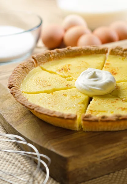 Tarte à la crème — Photo